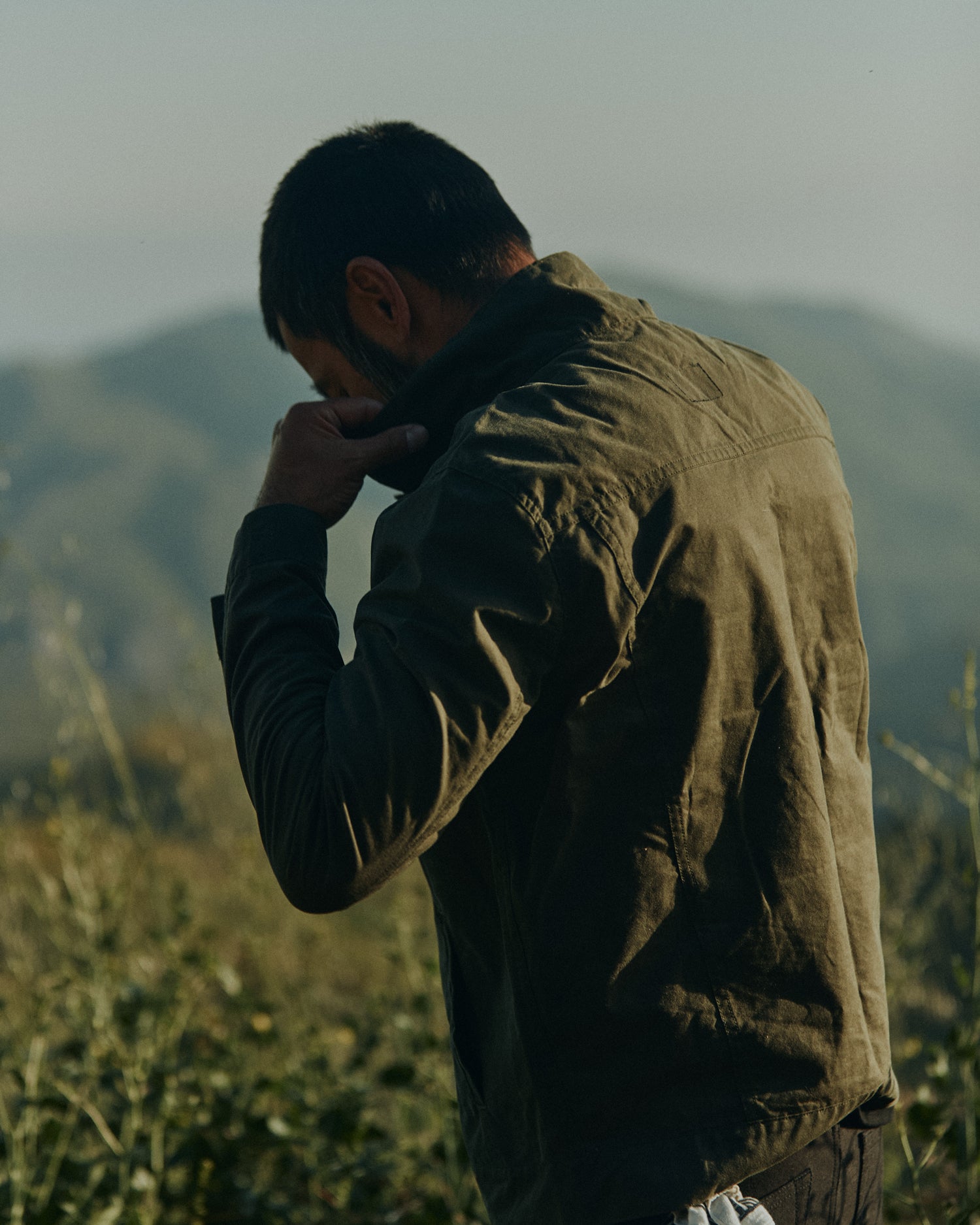 Waxed canvas outlet utility jacket