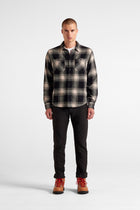 Heritage Plaid Flannel Shirt 02 Navy