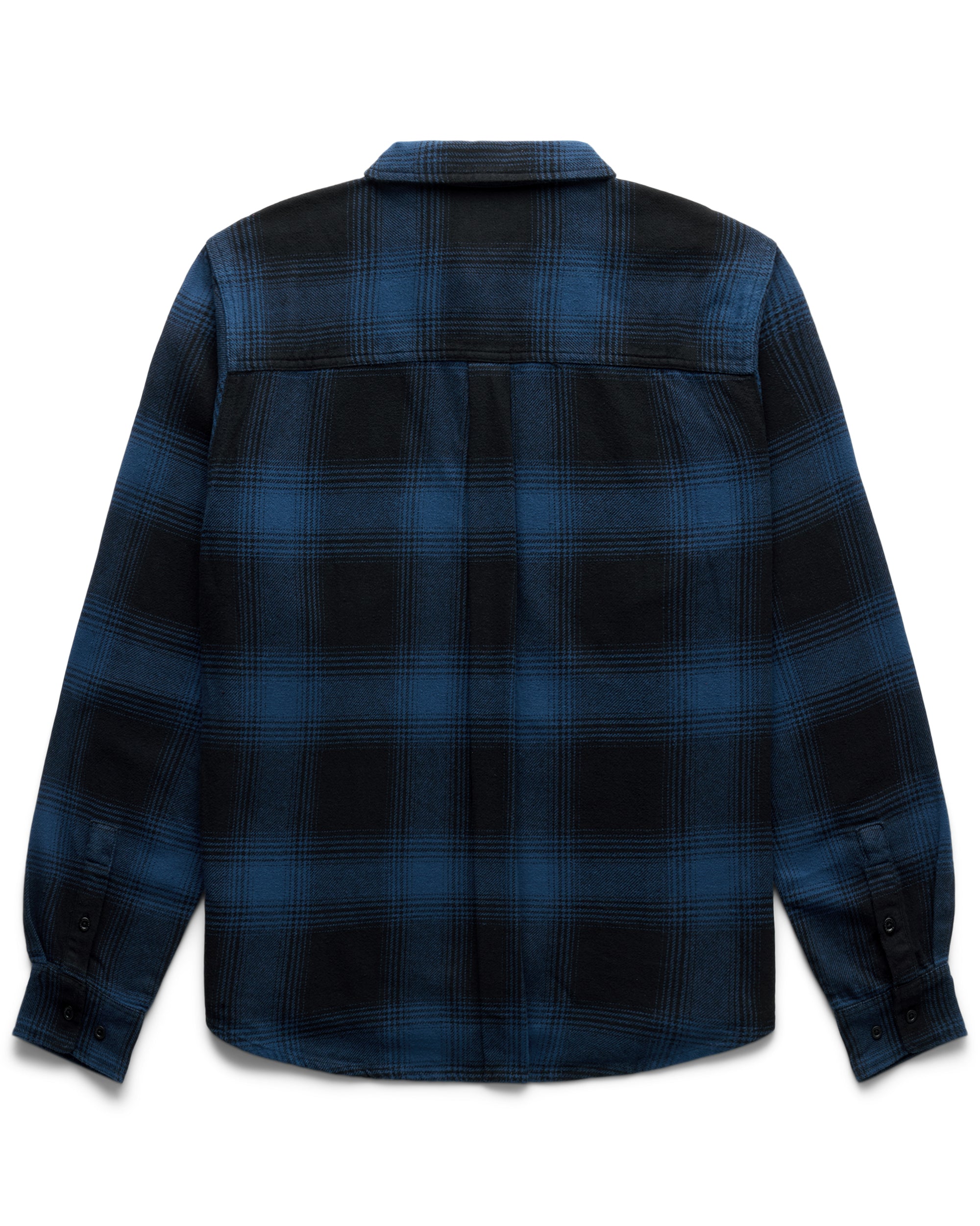 Heritage Plaid Flannel Shirt 02 Navy