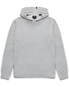 Hooded Ribbed Sweater