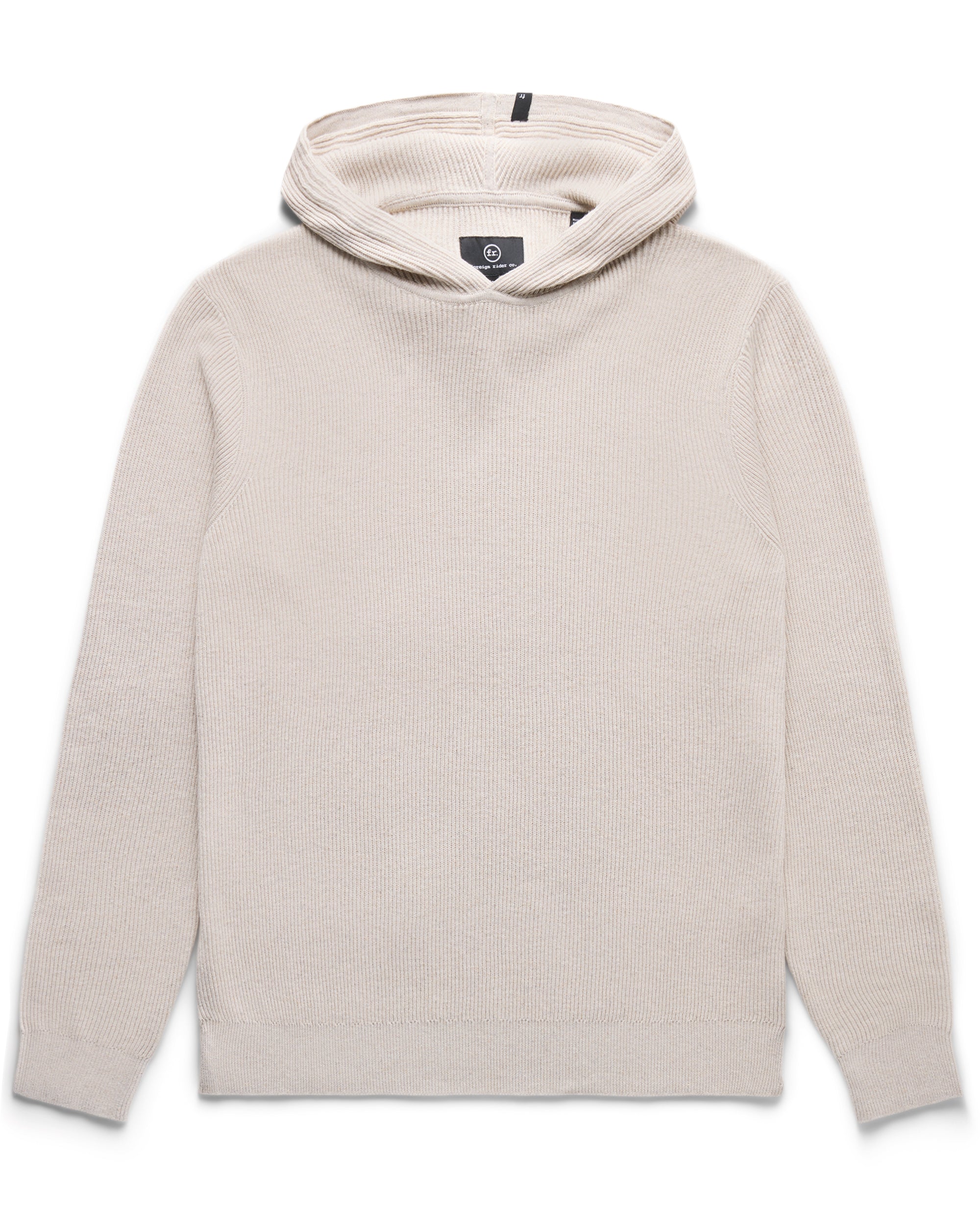 Hooded Ribbed Sweater