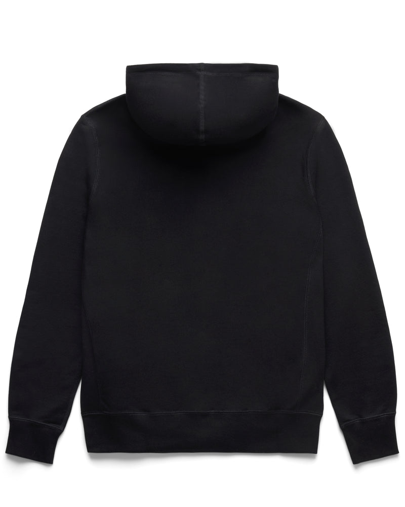 Full Zip Hooded Sweatshirt Black