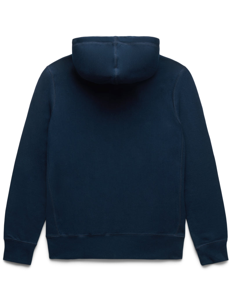 Full Zip Hooded Sweatshirt Navy