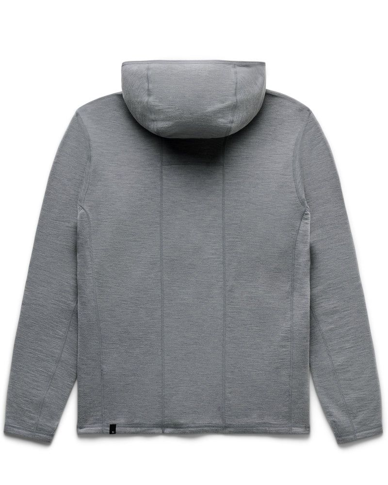 Merino Hooded Jacket Grey