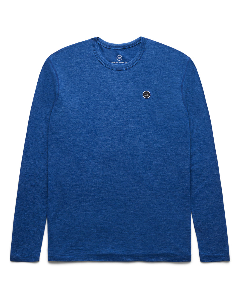 Merino Base Layer Long Sleeve Blue