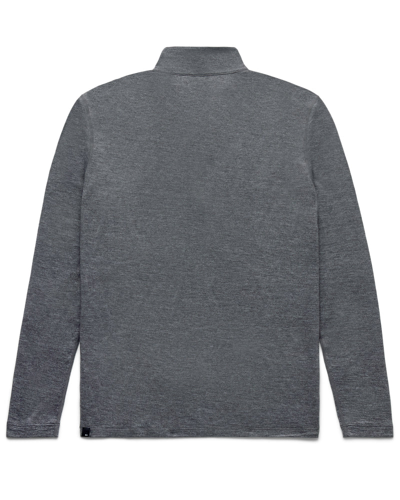 Merino Quarter Zip Dark Grey