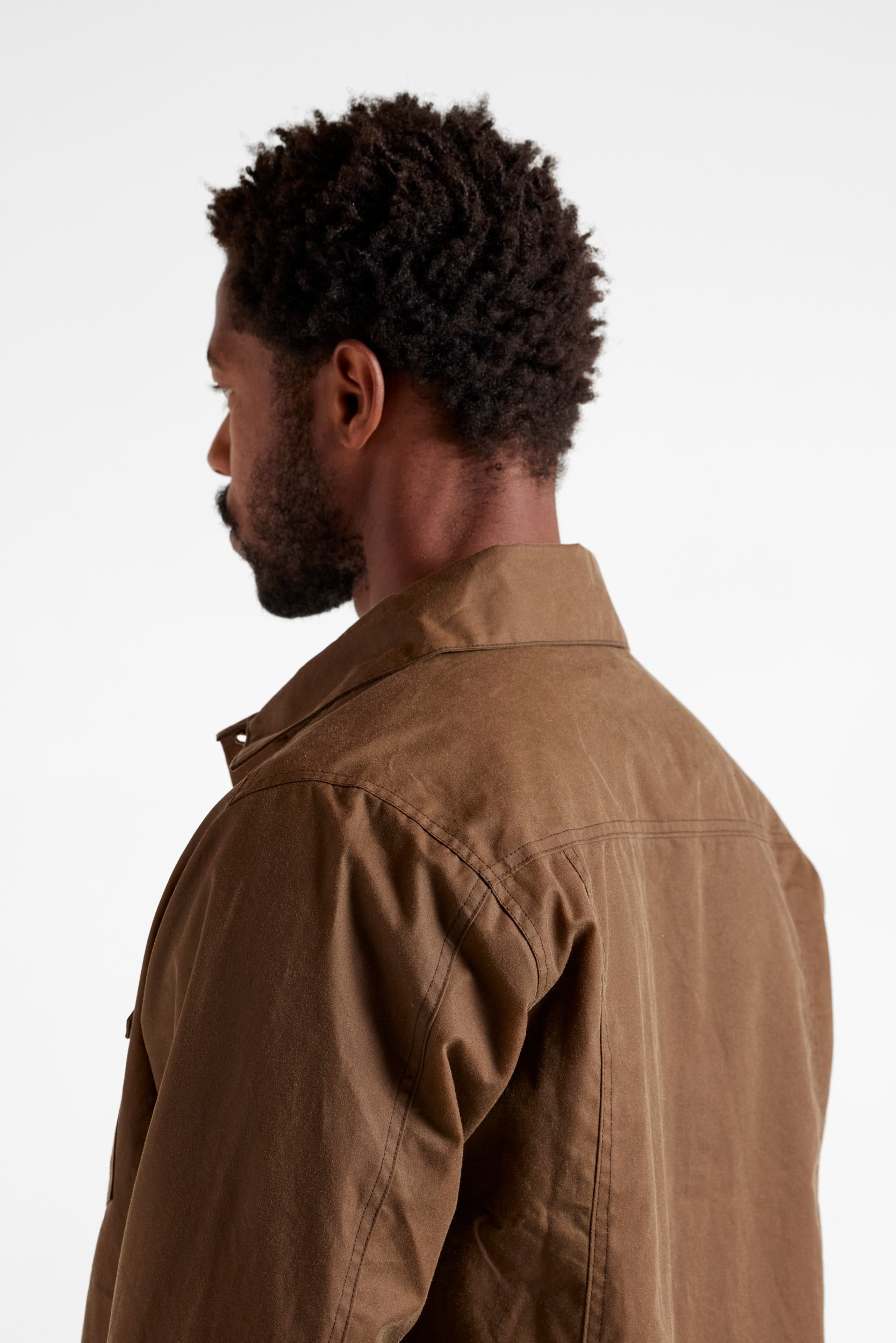 Waxed Canvas Shirt Jacket