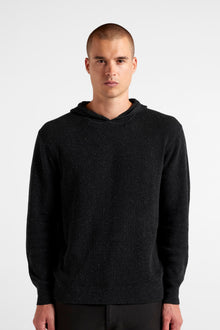 Hooded Ribbed Sweater