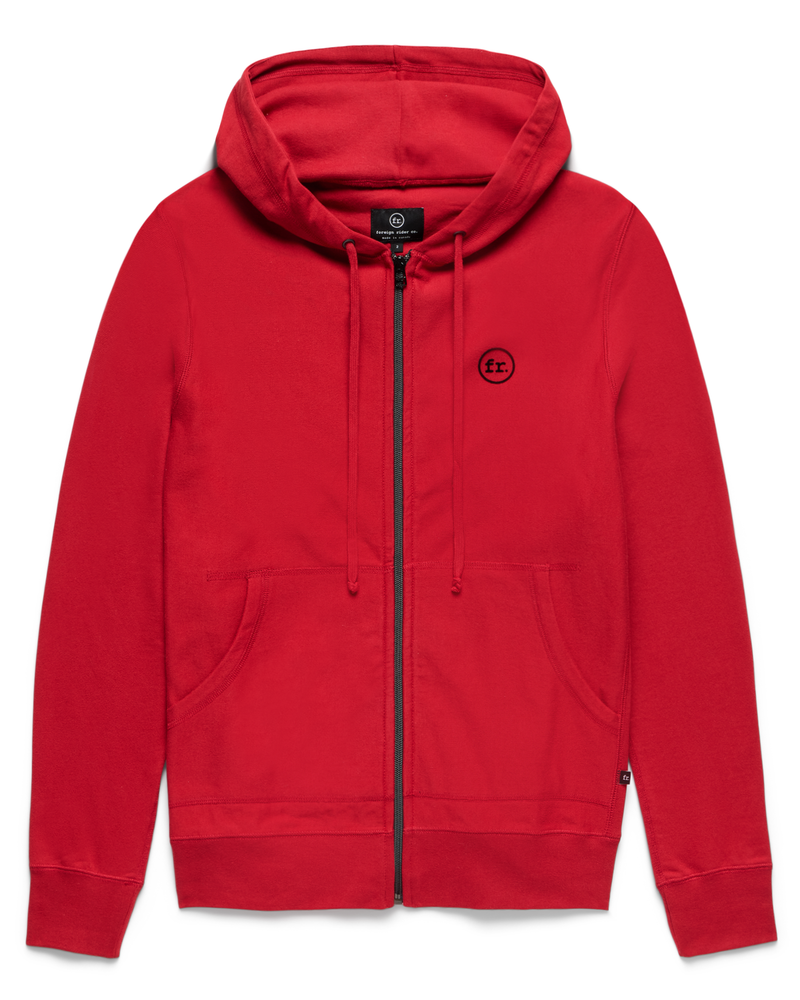 Retro Full Zip Hooded Sweatshirt