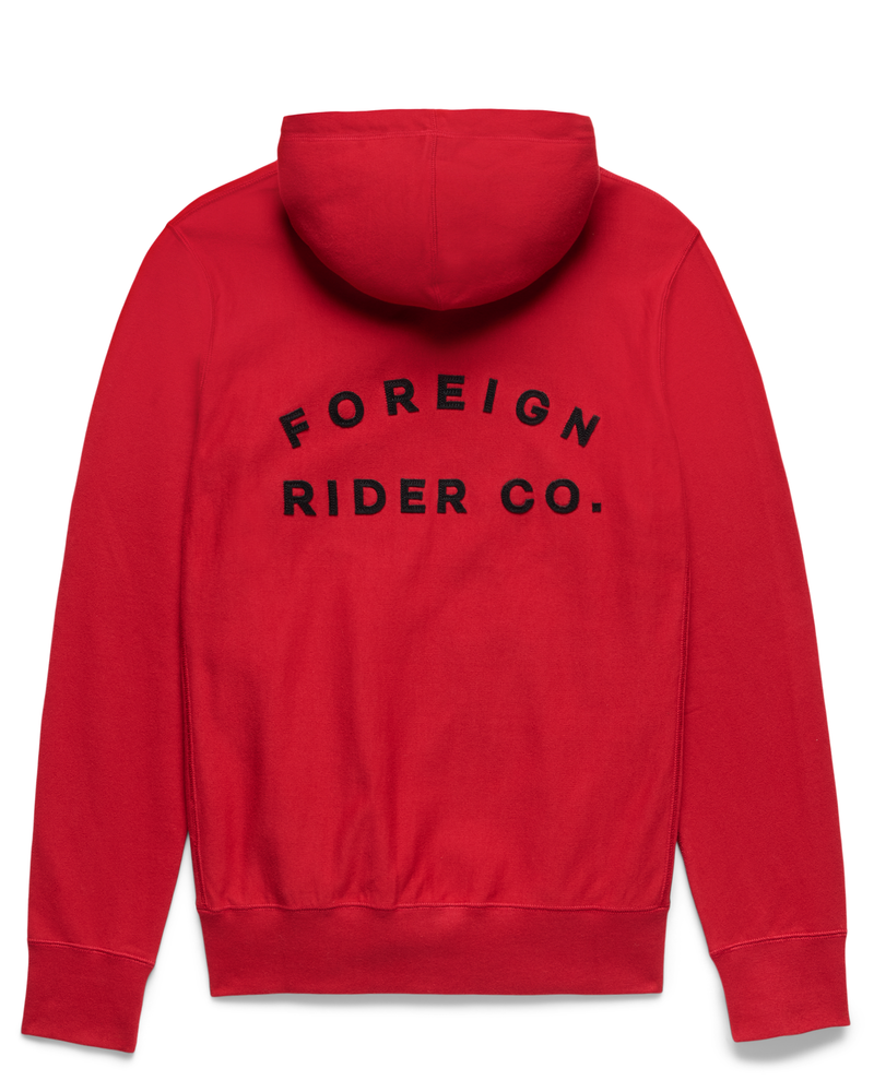 Retro Full Zip Hooded Sweatshirt